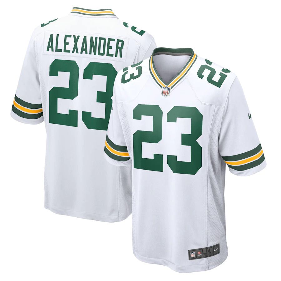 Men Green Bay Packers #23 Jaire Alexander Nike White Game Player NFL Jersey